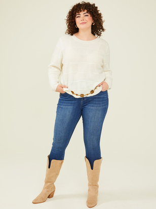 Nyla Checkered Sweater - ARULA