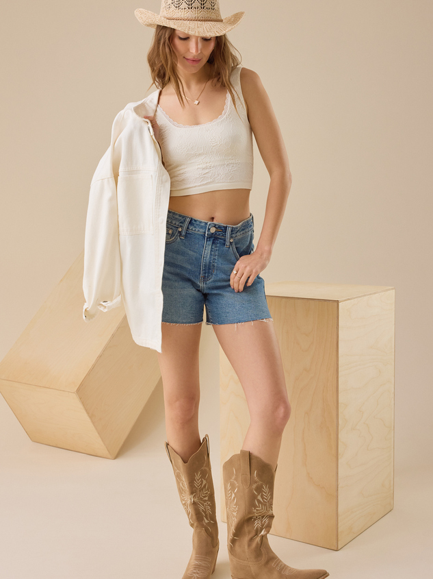 Everyday Floral Seamless Tank Detail 3 - ARULA