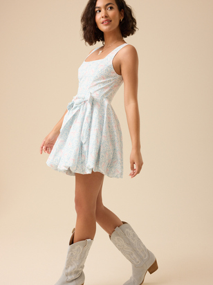 Nora Bow Mini Dress - ARULA