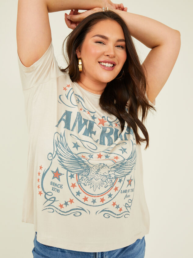 America Star Tee Detail 4 - ARULA