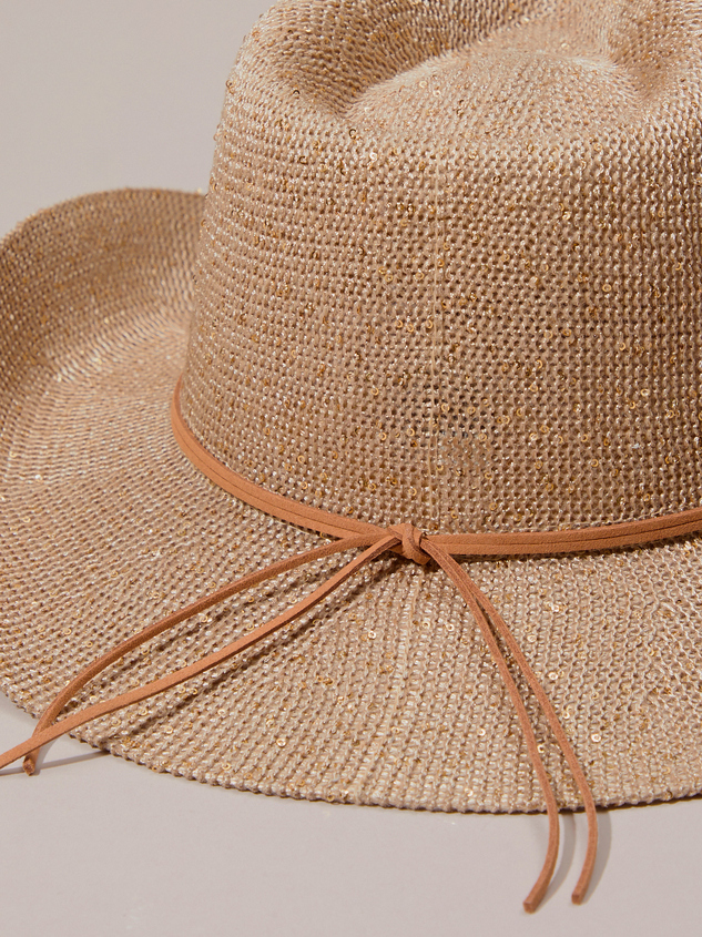 Harper Sequin Cowboy Hat Detail 3 - ARULA