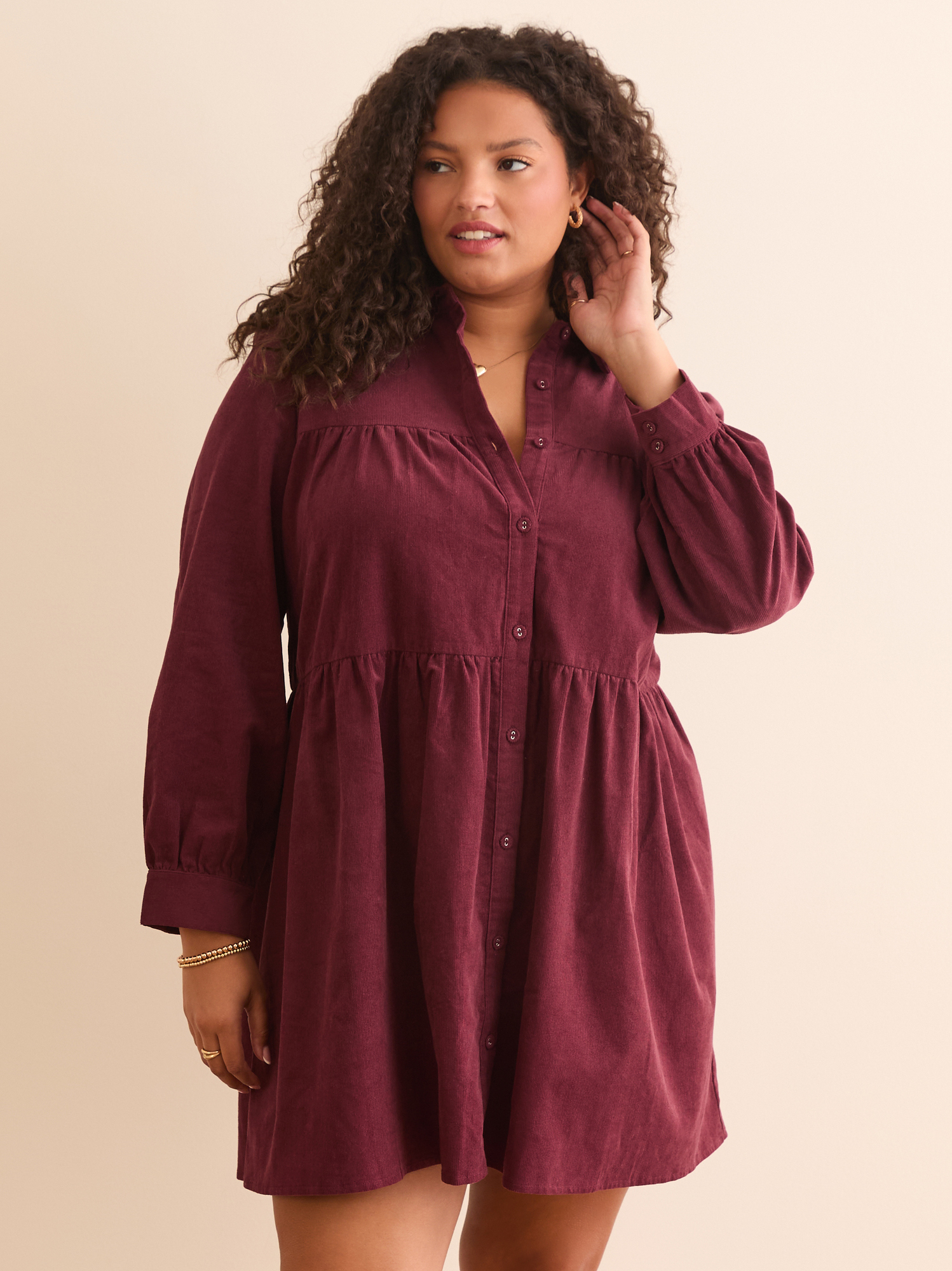 Ella Corduroy Dress