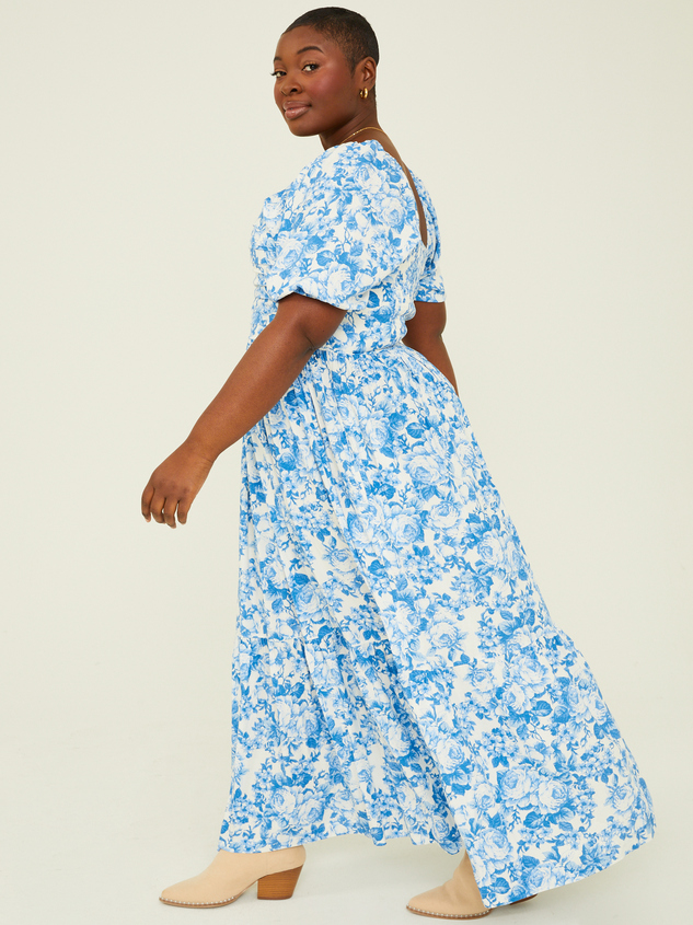 Wilow Floral Maxi Dress Detail 3 - ARULA