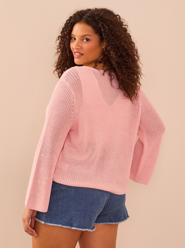 Aria Open Cardigan Detail 5 - ARULA