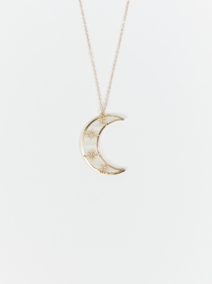 Clara Crescent Necklace - ARULA