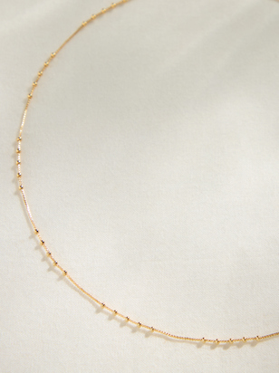 Dainty Ball Chain Necklace - ARULA