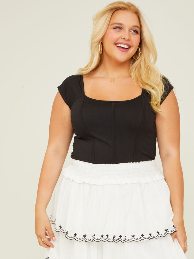 Cullen Corset Top Detail 2 - ARULA