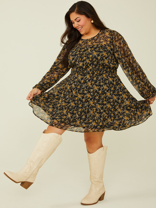 Adalee Floral Dress - ARULA