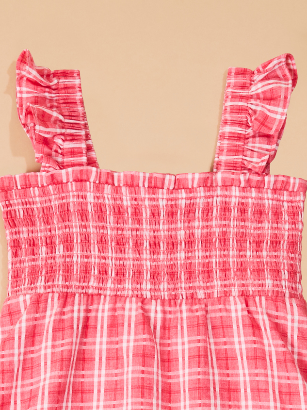 Lisa Toddler Plaid Dress Detail 3 - ARULA
