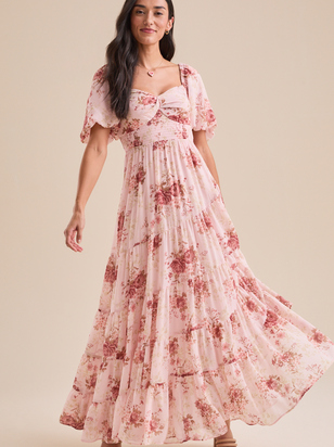 Alayna Floral Maxi Dress - ARULA - 