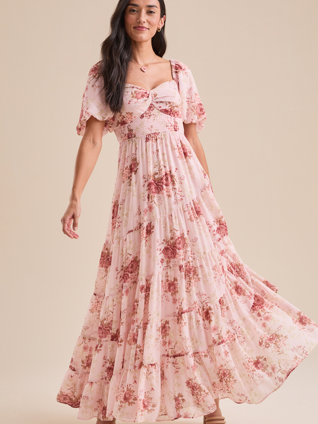 Alayna Floral Maxi Dress - ARULA