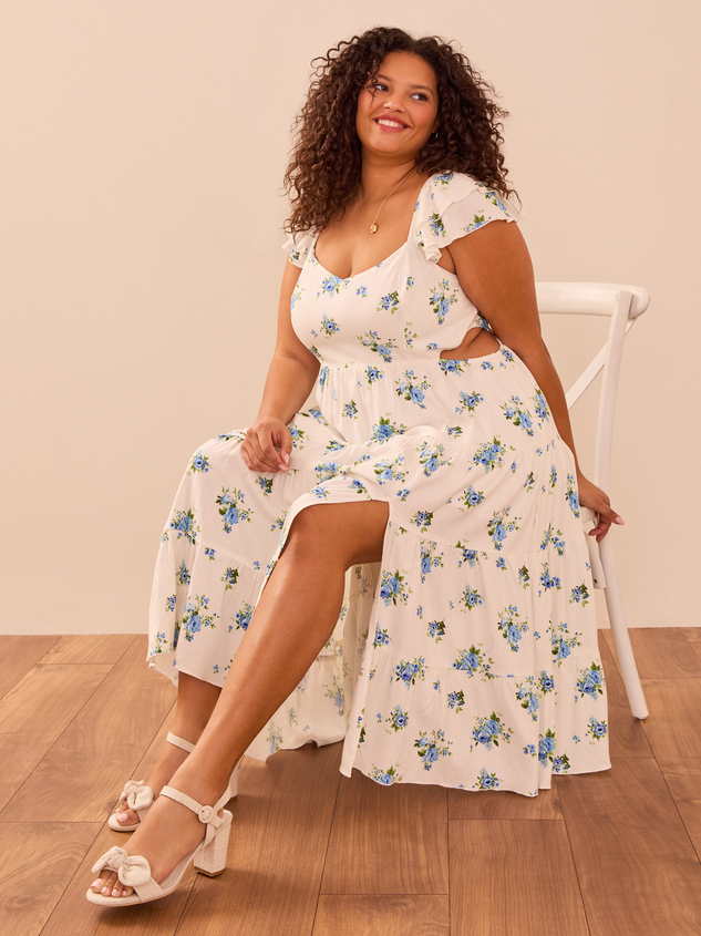 Lia Midi Dress Detail 4 - ARULA