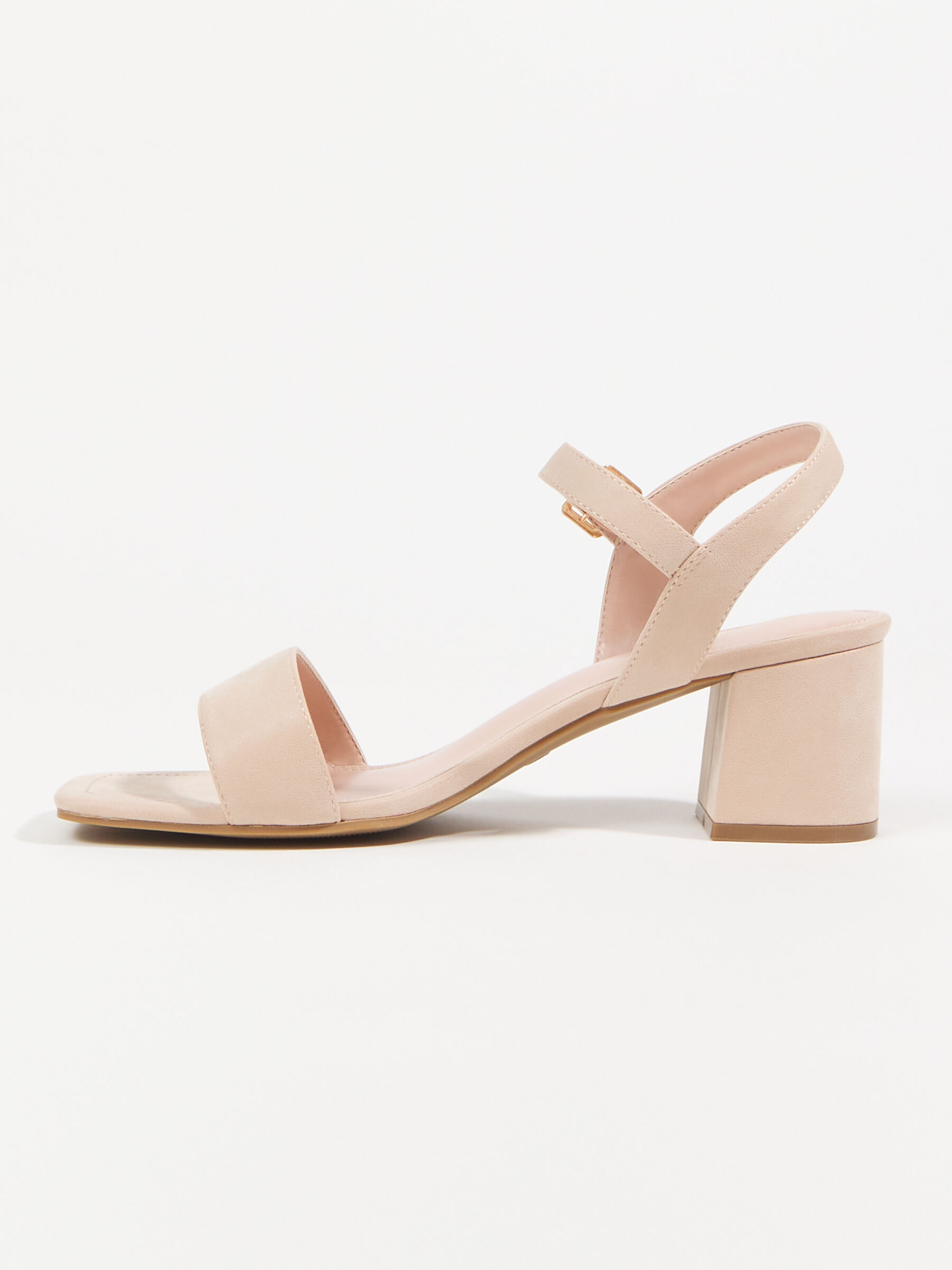 wide width low block heels