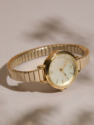 Dainty Round Stretch Watch - ARULA
