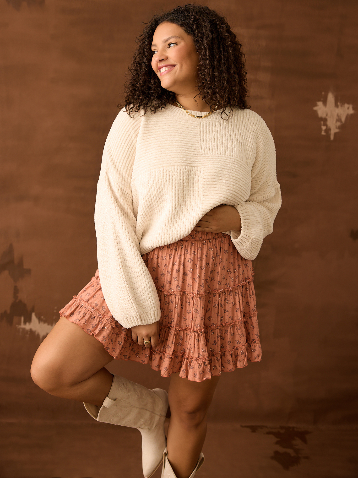 Chenille plus size sweater online