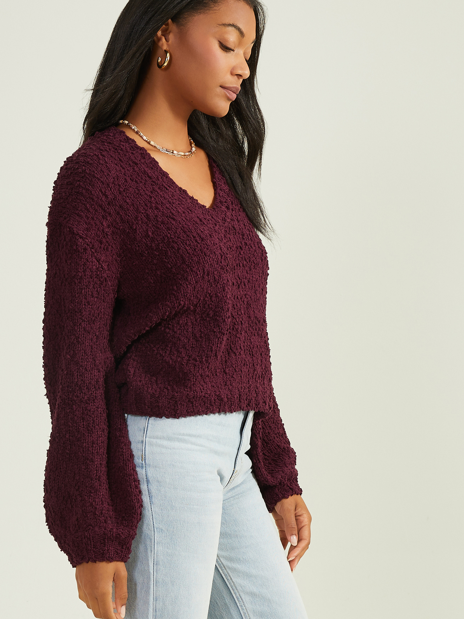 Popcorn best sale pullover sweater