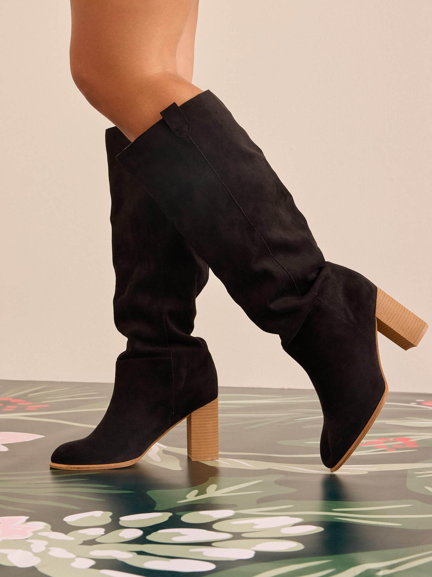 Wide width and calf boots top