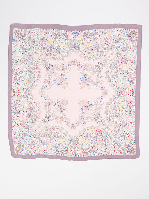 Pink Paisley Bandana Detail 2 - ARULA