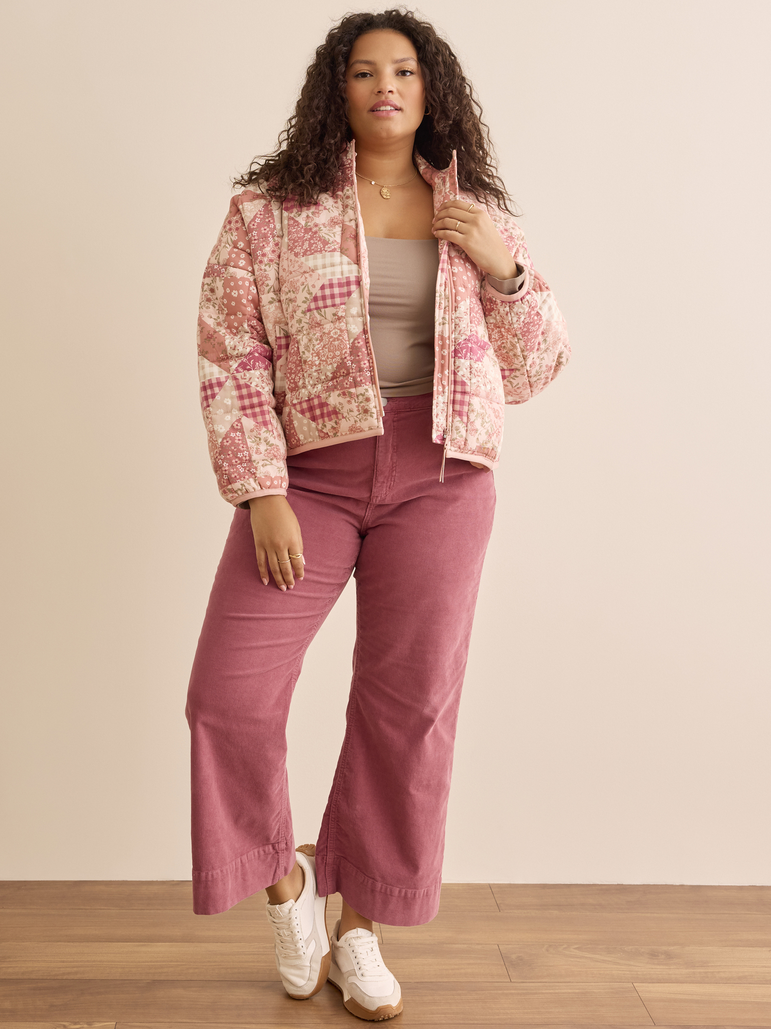 Plus size patchwork jacket clearance