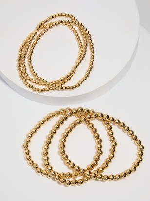 Mixture Beaded Stretch Bracelet Pack - ARULA
