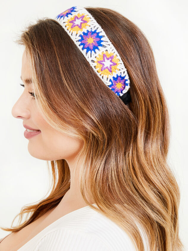 Jacqueline Crochet Headband Detail 3 - ARULA