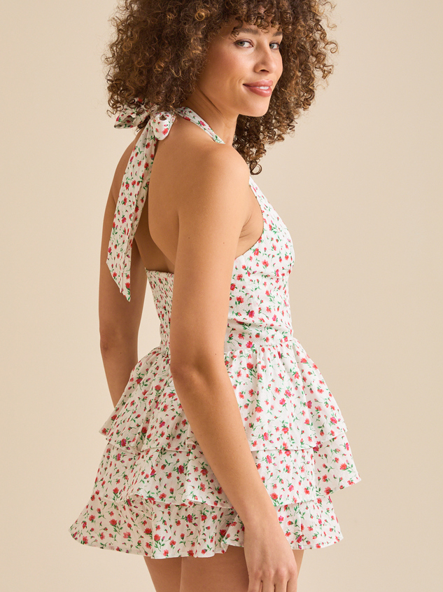 Lovely Floral Romper Detail 4 - ARULA