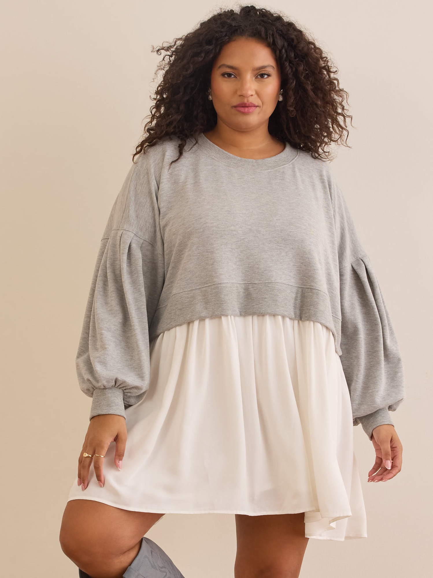 Plus size sweatshirt dresses shop