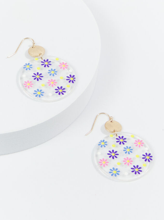 Flower Confetti Earrings Detail 1 - ARULA