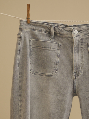 Finley Wide Leg Sailor Jeans - ARULA
