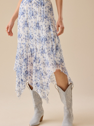 Embry Floral Midi Skirt - ARULA
