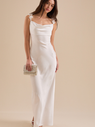 Scarlett Satin Maxi Dress - ARULA - 
