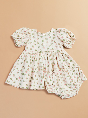 Mallory Floral Mini Dress and Bloomer Set - ARULA