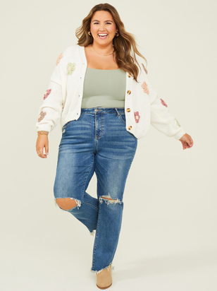 Retro Floral Cardigan - ARULA