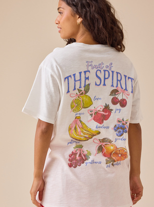 Fruit Of The Spirit Bow Graphic Tee - ARULA - 