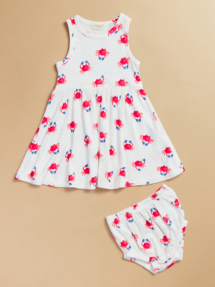 Crabby Cuties Dress and Bloomers Set - ARULA