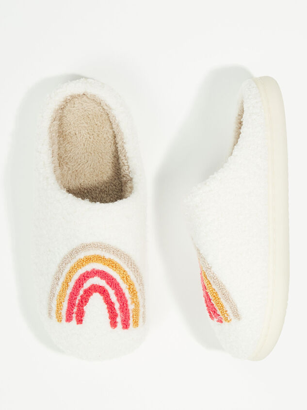 Rainbow Slippers Detail 1 - ARULA