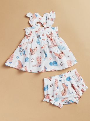 Country Girl Boots Top and Bloomer Set - ARULA
