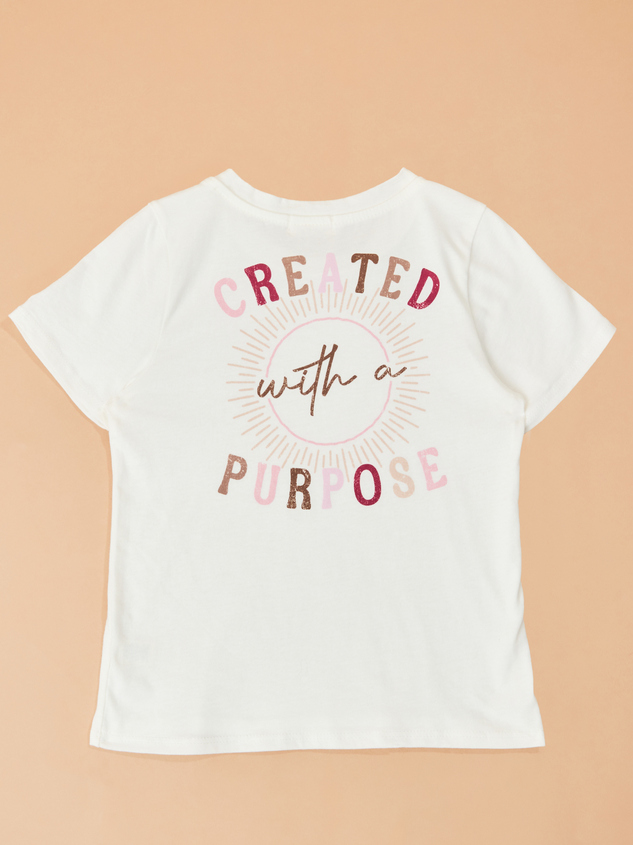 Created With A Purpose Graphic Tee Detail 3 - ARULA