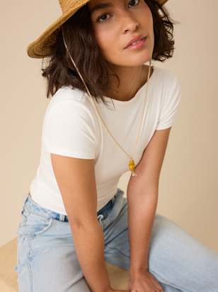 Carrigan Scoop Back Top - ARULA - 