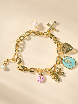 Glimmer & Grace Charm Bracelet - ARULA