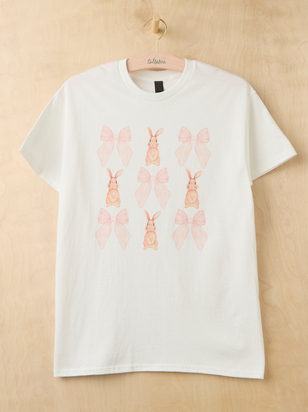 Bows & Bunnies Graphic Tee - ARULA