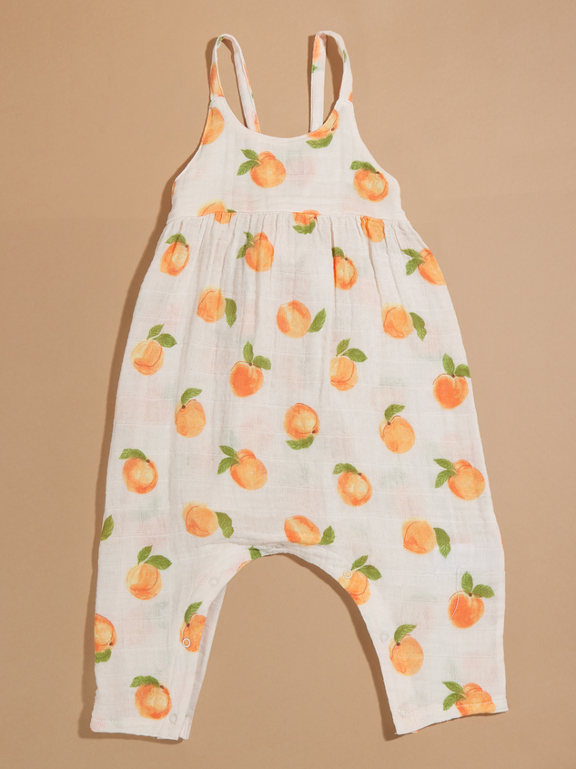 Sweet Peach Tie Back Jumpsuit - ARULA