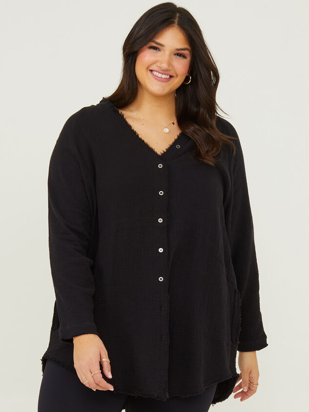 June Buttondown Top Detail 2 - ARULA