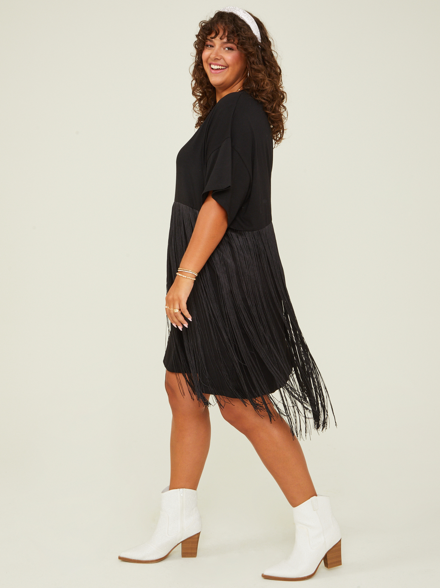 Fringe dress western top