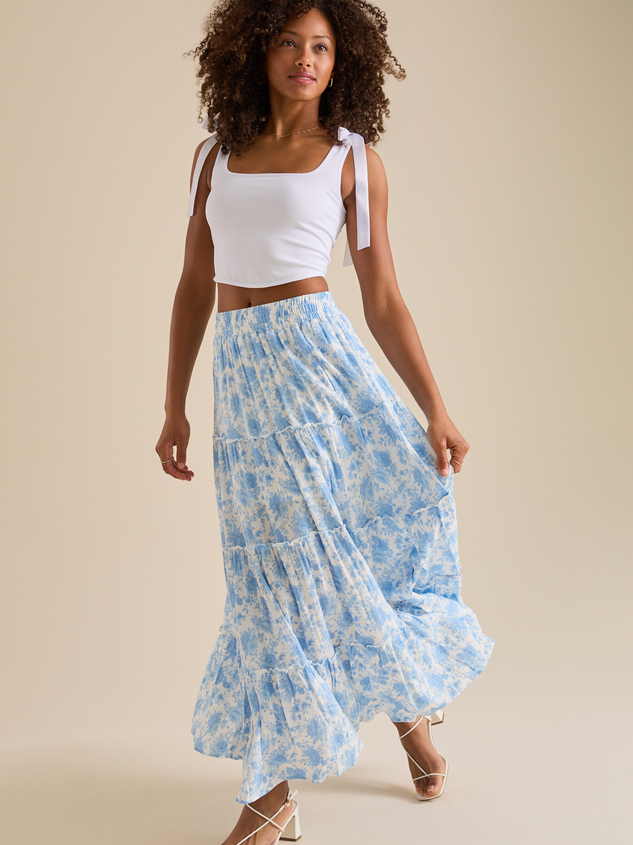 Bianca Tie Shoulder Tank Top Detail 3 - ARULA