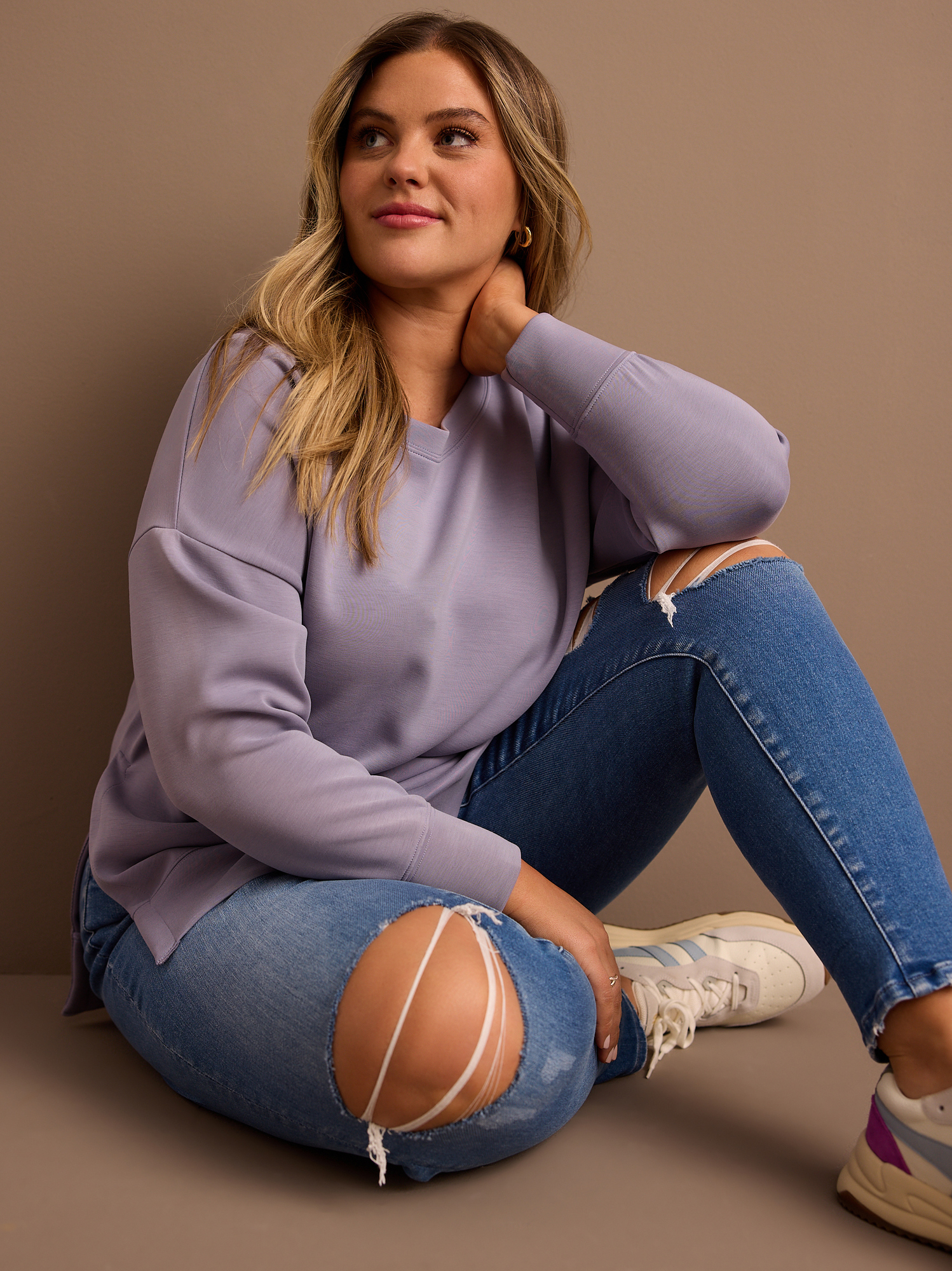 Super soft plus size sweatshirt 2025