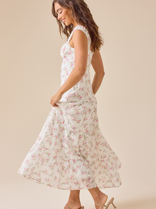 Camellia Floral Maxi Dress - ARULA