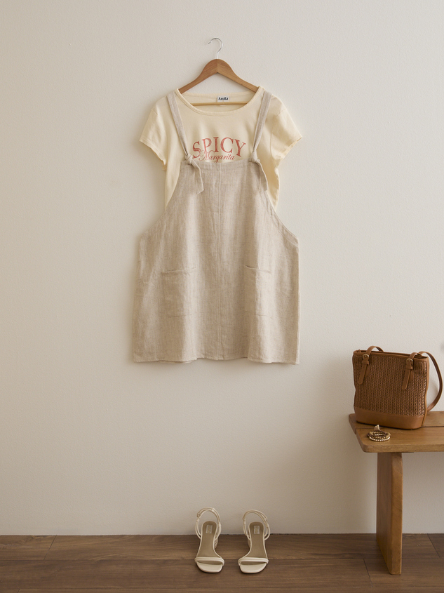 Spicy Marg Baby Tee Detail 3 - ARULA