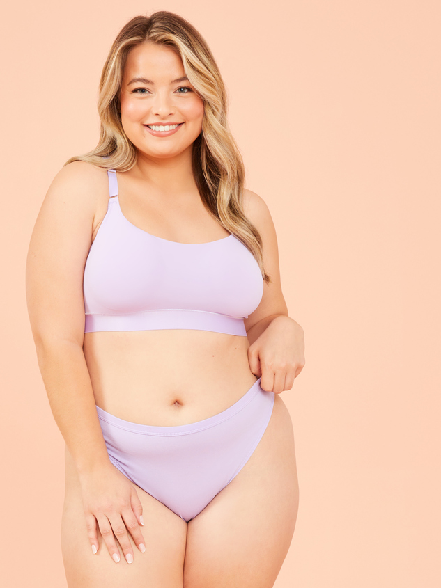 Cotton High Leg Undie Detail 2 - ARULA