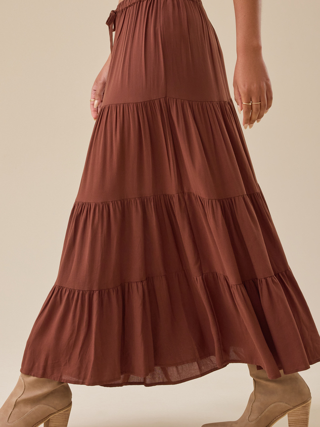 Lorie Midi Skirt Detail 4 - ARULA